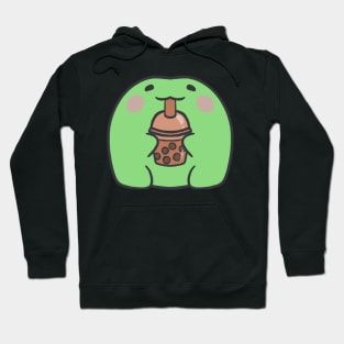 Choccy milk drinking frog Hoodie